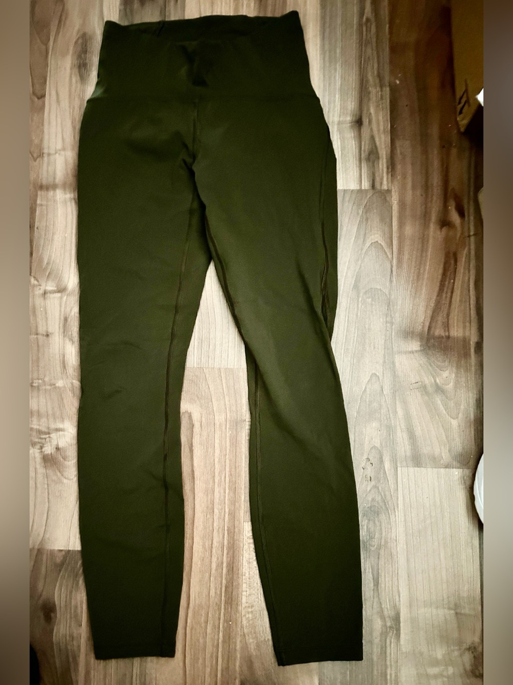 Lululemon High-Waist Olive Green Performance Pants